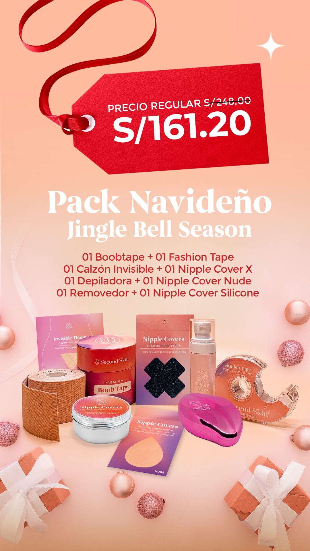 Pack Navideño Second Skin